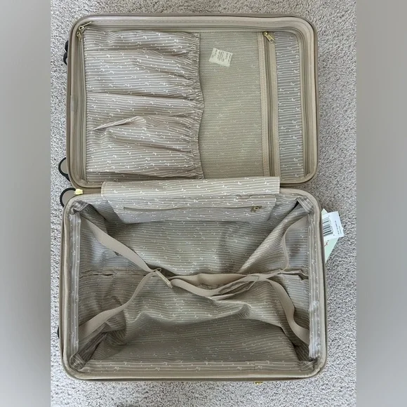 Samantha Brown 22" Hardside Carry-On Spinner , Luggage CHAMPAGNE nwt - Picture 11 of 14